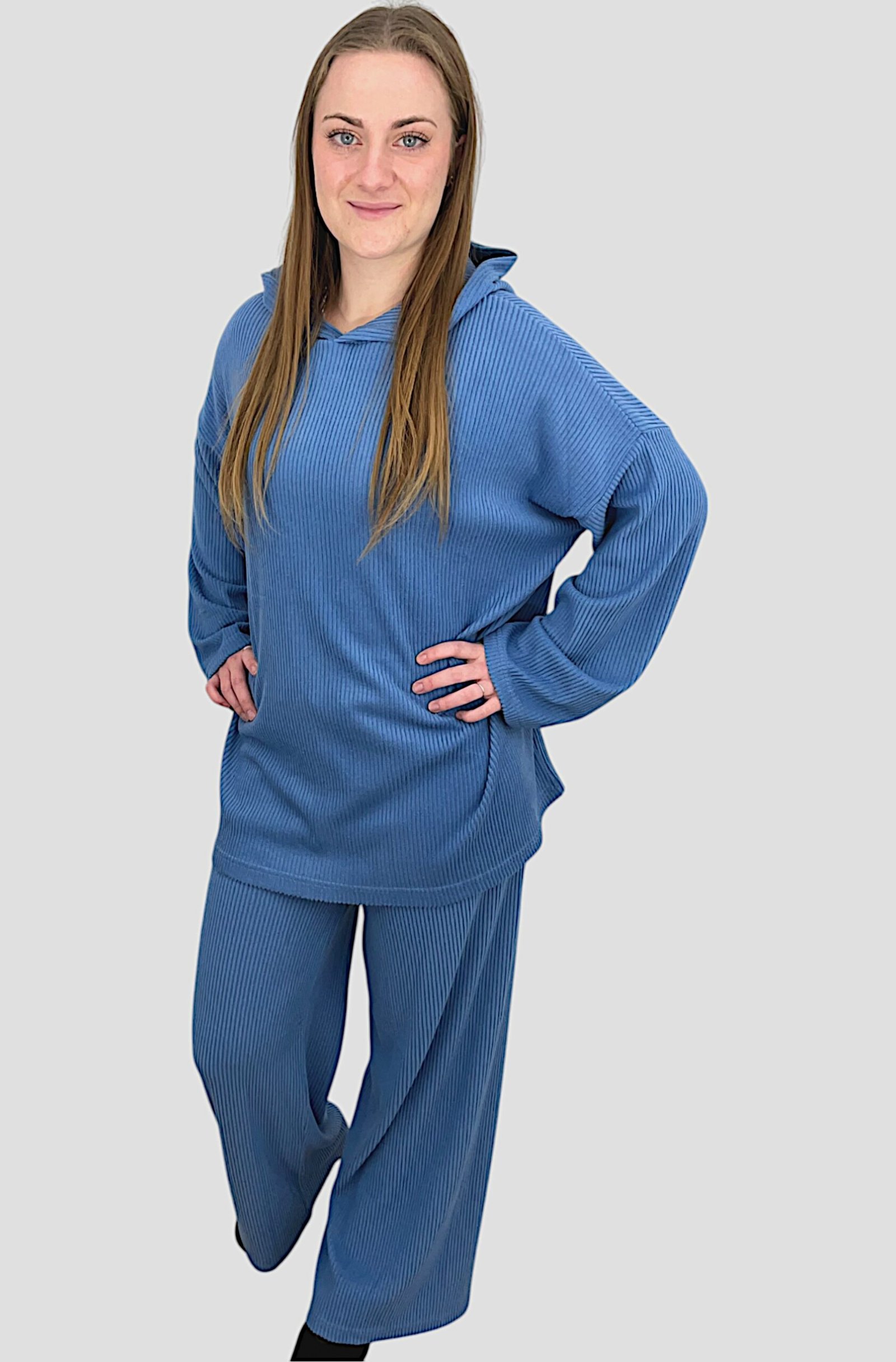 Ensemble 2 pièces velour côtelé femme