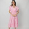 Robe midi fluide femme imprimée – style bohème chic et féminin