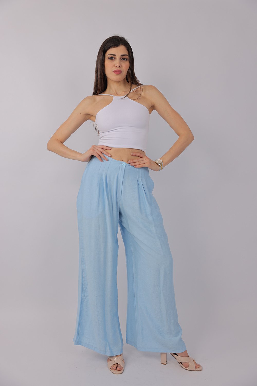 Pantalon Palazzo Fluide Élégant